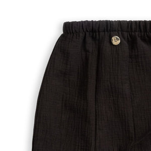 Black Cotton Pant