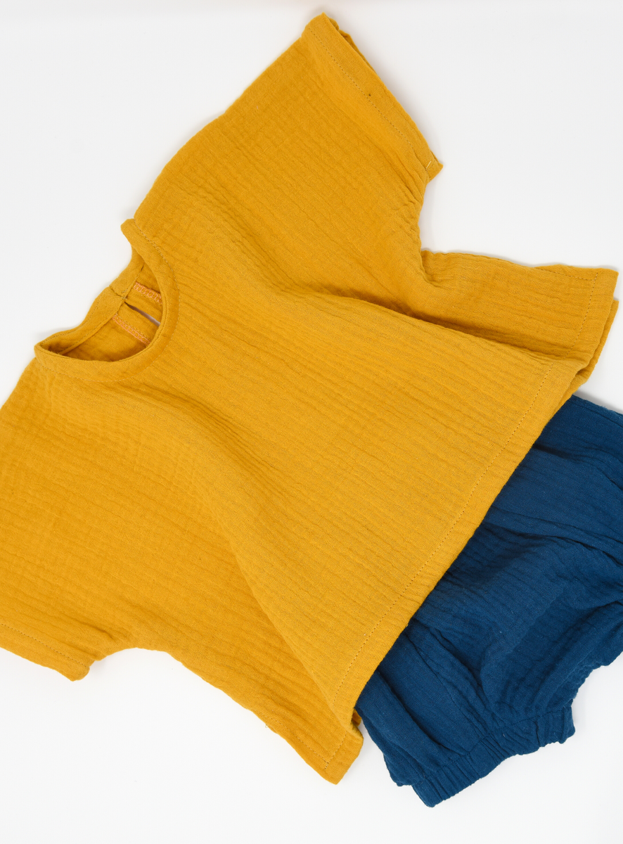Loose Fitting Tee & Knicker Set – Petits Genoux