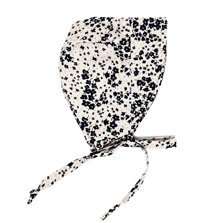 Floral Print Baby Bonnet