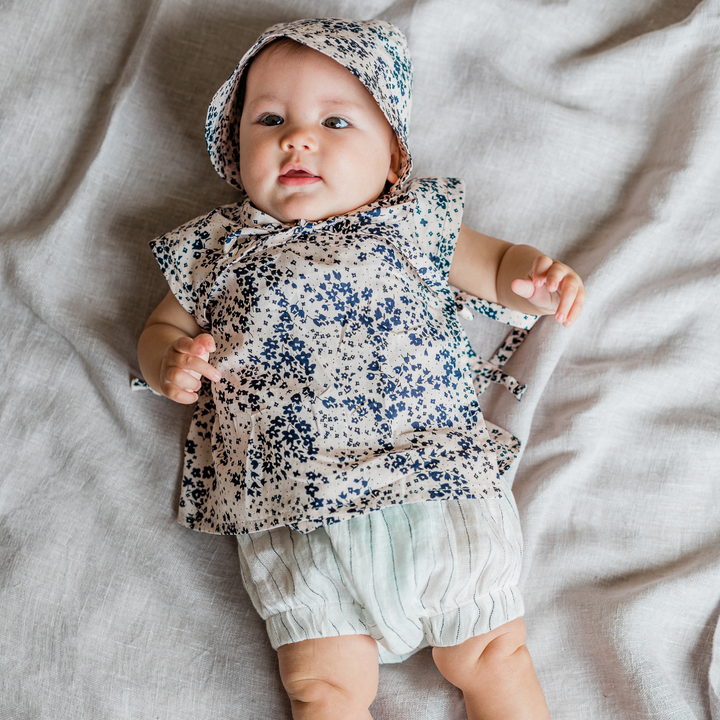 Floral Print Baby Wrap Top