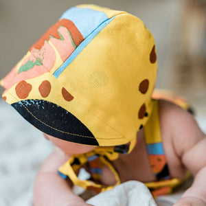 Joy Print Baby Bonnet