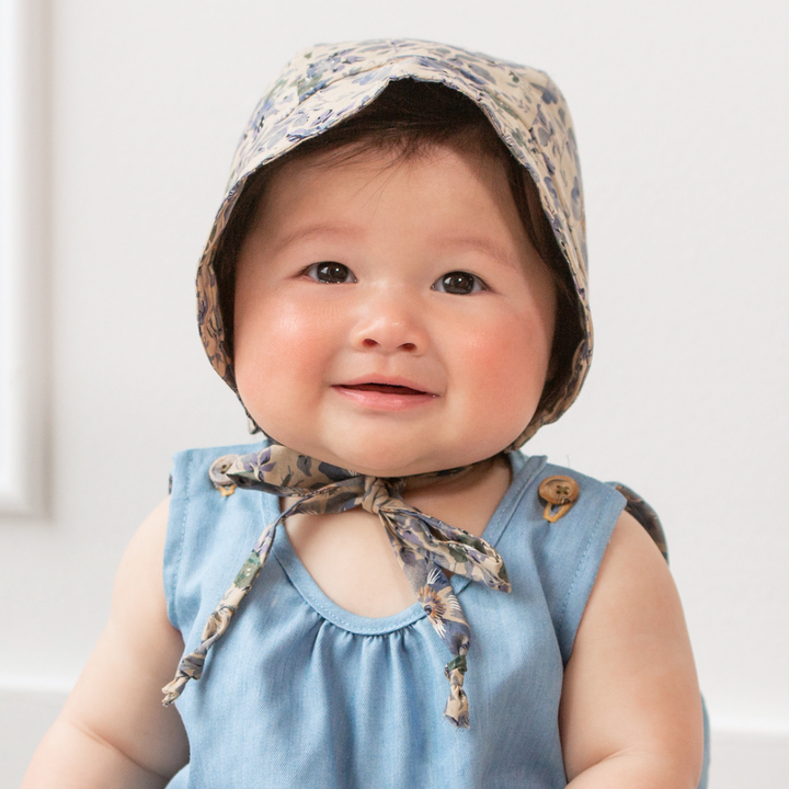 Liberty Print Baby Bonnet