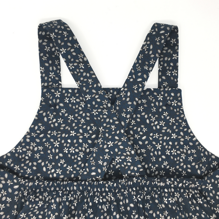 Navy Blossom Romper