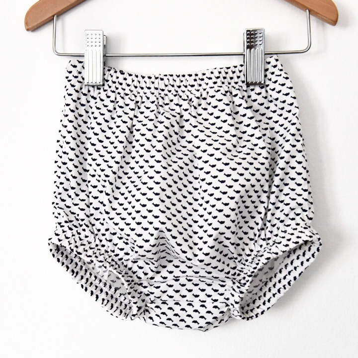 Whale Print Baby Knicker & Bonnet Set