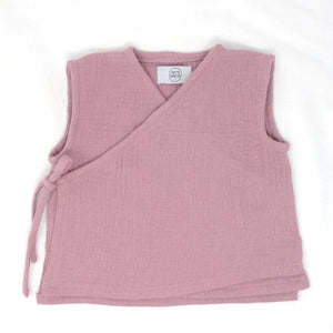 Open image in slideshow, Wrap Front Tank Top - Dusty Rose
